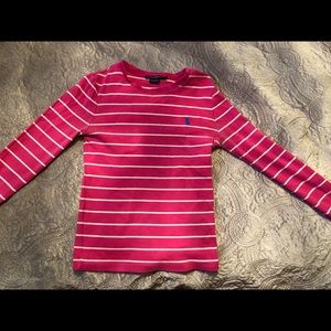 Pink Striped Polo